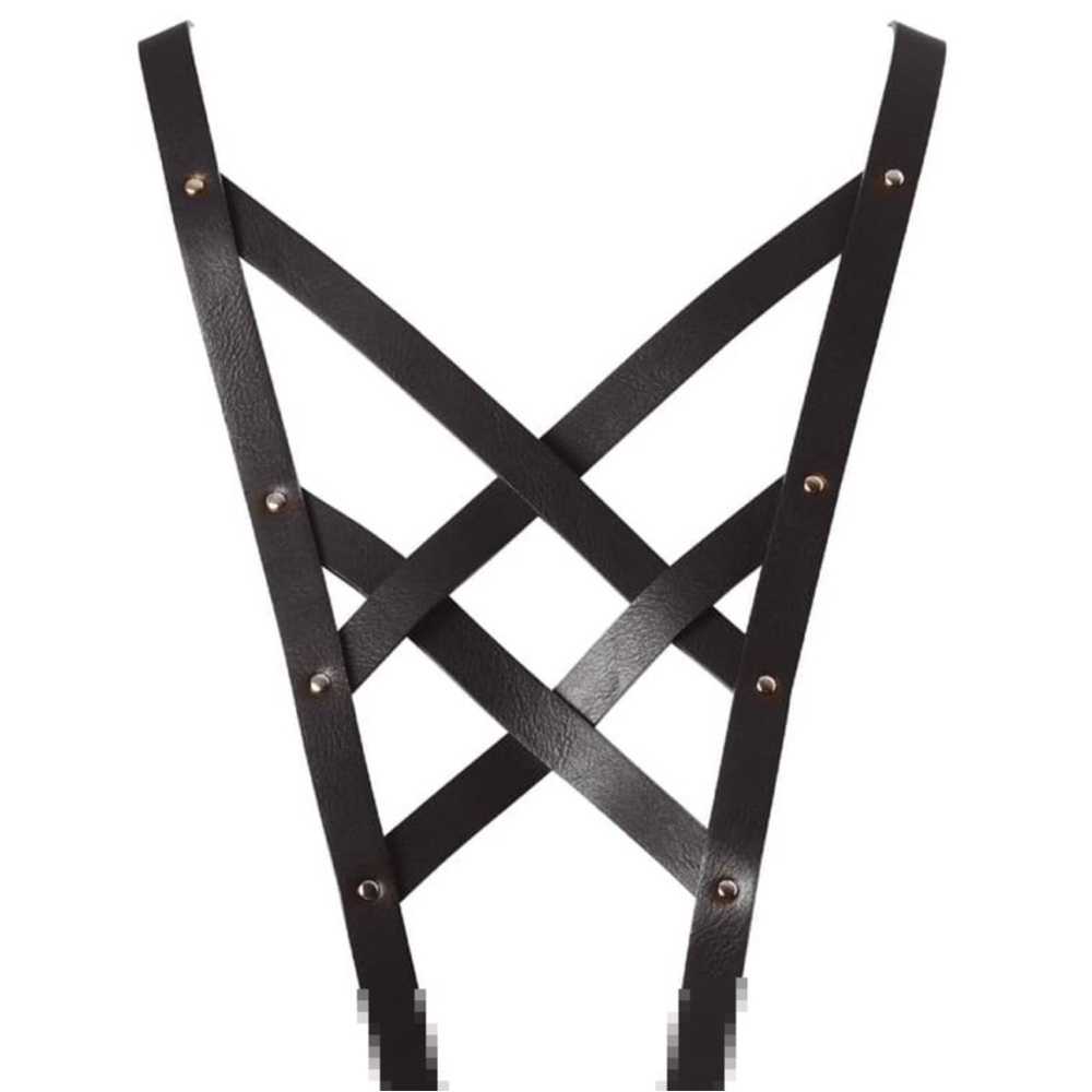 Bijoux Indiscrets Maze cross front harness - Picture 2 of 5